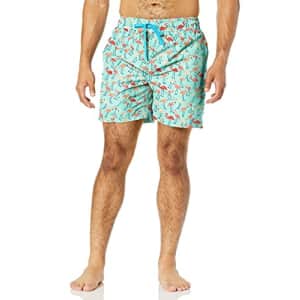 Kanu Surf Men's Monaco Swim Trunks (Regular & Extended Sizes), Key West Aqua, XX-Large for $12