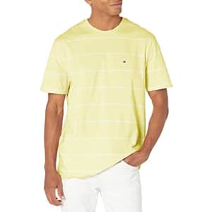 Tommy Hilfiger Men's Short Sleeve Graphic T Shirt, Yellow IRIS, Medium for $32 Tommy Hilfiger Men's Short Sleeve Graphic T Shirt, Yellow IRIS, Medium for $32