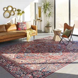 Artistic Weavers Area Rug, 3'6" x 5'6", Bright Red/Wheat for $56