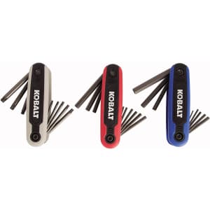Kobalt 25-key Folding Hex Key Set for $10 Kobalt 25-key Folding Hex Key Set for $10
