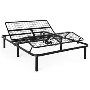 Lucid L100 Remote-Controlled Adjustable Full Bed Base for $266 Lucid L100 Remote-Controlled Adjustable Full Bed Base for $266