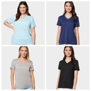 32 Degrees Women's Cool Relaxed-Fit Tees: 4 for $20