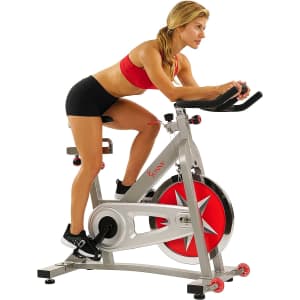 Sunny Health & Fitness Pro Indoor Cycling Exercise Bike for $127