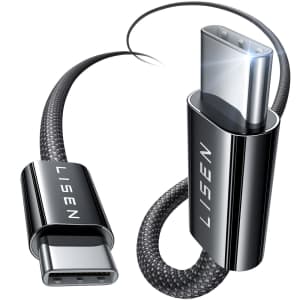 Lisen 6-Foot 60W USB-C Cable 2-Pack for $5 Lisen 6-Foot 60W USB-C Cable 2-Pack for $5