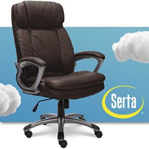 Serta Big & Tall Executive Office Chair High Back All Day Comfort Ergonomic Lumbar Support, Bonded for $231 Serta Big & Tall Executive Office Chair High Back All Day Comfort Ergonomic Lumbar Support, Bonded for $231