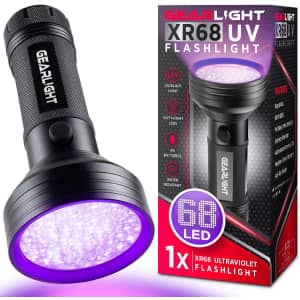 GearLight UV Black Light Flashlight for $14