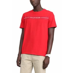 Tommy Hilfiger Men's Short Sleeve-Graphic T-Shirt, Apple Red Plus pt, XX-Large for $25 Tommy Hilfiger Men's Short Sleeve-Graphic T-Shirt, Apple Red Plus pt, XX-Large for $25