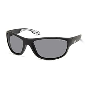 Skechers Men's SEA6165 Polarized Rectangular Sunglasses, Matte Black, 62mm for $17