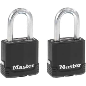 Master Lock Magnum Heavy-Duty Outdoor Padlock 2-Pack for $12 Master Lock Magnum Heavy-Duty Outdoor Padlock 2-Pack for $12
