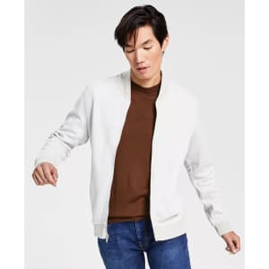 Alfani Men's Zip-Front Sweater Jacket for $17
