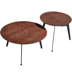 Westsky Round Nesting End Table Set for $60