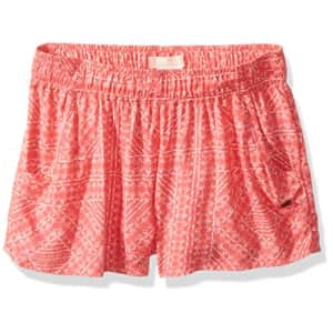 Roxy Girls' Little Something I Will Believe Knit Shorts, Dubarry RG Cayo Coco, 4 for $27