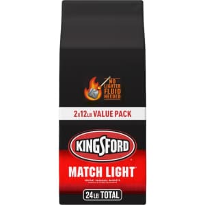 Kingsford Match Light 12-lb Charcoal Briquettes 2-Pack for $18