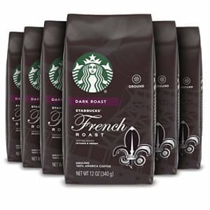 Starbucks Dark Roast Ground Coffee French Roast 100% Arabica 6 bags (12 oz. each) for $54