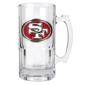 Great American San Francisco 49ers 34-oz. Glass Beer Mug for $24 Great American San Francisco 49ers 34-oz. Glass Beer Mug for $24