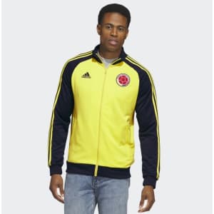 adidas Men's Colombia 3-Stripes Full-Zip Track Jacket for $40