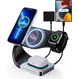 Ertupe 4-in-1 Magnetic Wireless Charging Station for $16