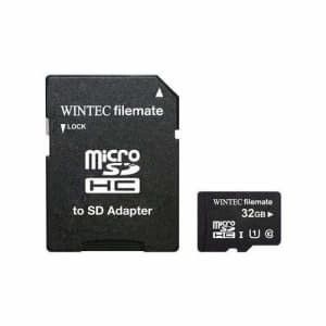Wintec filemate Pro Plus 32GB UHS-I U1 microSDHC C10 Card w Adapter Retail(3FMUSD32GU1PI-R) for $8