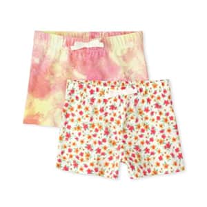 The Children's Place 2 Pack Girls Pull On Fashion Shorts, YELLOWBEAN, Large (10/12) for $14 The Children's Place 2 Pack Girls Pull On Fashion Shorts, YELLOWBEAN, Large (10/12) for $14