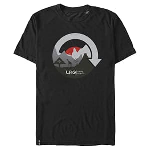 LRG Lifted Research Group Valley Cycle Young Men's Short Sleeve Tee Shirt, Black, Small for $19