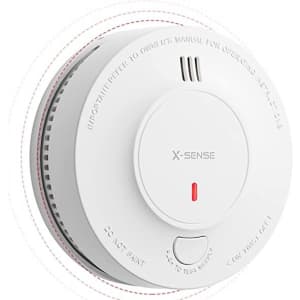 X-Sense Wireless Interconnected Smoke Detector Fire Alarm for $28
