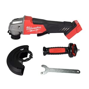 Milwaukee 2880-20 M18 FUEL Brushless Lithium-Ion 4-1/2 in. / 5 in. Cordless Small Angle Grinder for $122