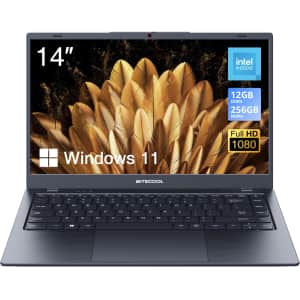 BiTECOOL 12th-Gen. Celeron N5095 14" Laptop for $189