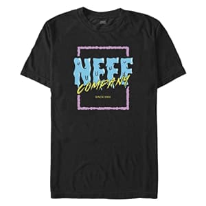 NEFF Squared & Melty Young Men's Short Sleeve Tee Shirt, Black, Small for $18