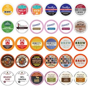 Crazy Cups Coffee Variety Sampler Pack for Keurig K-Cup Brewers, 30 Count for $43