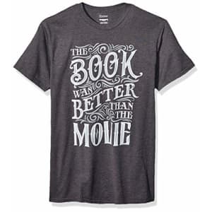 Hanes Men's Graphic T-Shirt-Americana Collection, The Book was Better Than The Movie, 3X-Large for $23 Hanes Men's Graphic T-Shirt-Americana Collection, The Book was Better Than The Movie, 3X-Large for $23