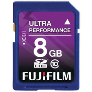 Fujifilm 8 GB SDHC Class 10 Flash Memory Card for $30 Fujifilm 8 GB SDHC Class 10 Flash Memory Card for $30