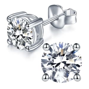Moissanite Stud Earrings for $20