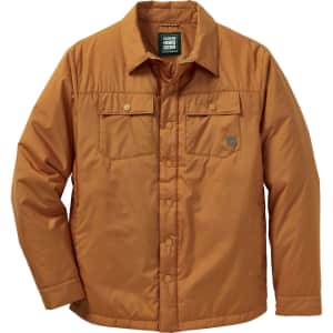 Duluth Trading AKHG Men's Livengood Packable Insulated Shirt Jacket for $55 in cart