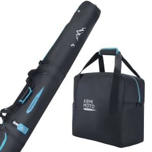 Kemimoto Ski Bag & Boot Bag Combo for $29