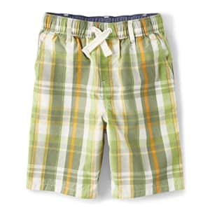Gymboree,Boys,and Toddler Pull-on Shorts,Green Multi,18-24 Months for $16