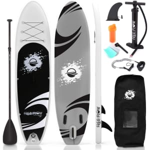 SereneLife Inflatable Stand Up Paddle Board Set for $250