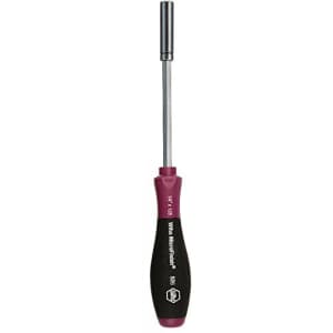 Wiha Tools Wiha 52650 Bit Holding Screwdriver with MicroFinish Handle, Magnetic, 1/4" x 125mm for $26