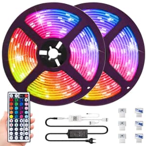 Muzey 32.8-Foot LED Light Strips for $19