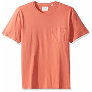 Billy Reid Men's Washed Pocket T-Shirt, Coral, XXL for $20 Billy Reid Men's Washed Pocket T-Shirt, Coral, XXL for $20