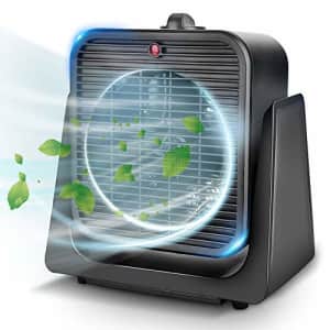 Trustech 2 in 1 Cooler & Heater - Desk Electric Small Cooling and Heating Fan Combo W/ Tip Over & Overheat for $40