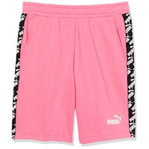 PUMA Men's Amplified Shorts 9" French Terry, Bubblegum, L for $20 PUMA Men's Amplified Shorts 9" French Terry, Bubblegum, L for $20