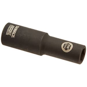 DEWALT DW22852 7/16-Inch IMPACT READY Deep Socket for 1/2-Inch Drive for $6
