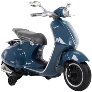 Huffy Kids' 6V Vespa Ride-On Electric Scooter for $79 Huffy Kids' 6V Vespa Ride-On Electric Scooter for $79