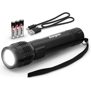 Energizer Hybrid Power Rechargeable LED Flashlight for $26