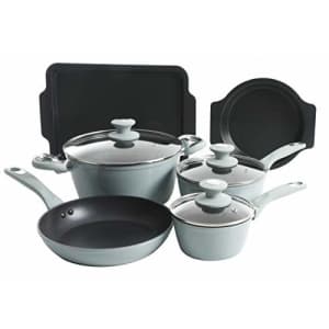 Oster Forged Aluminum Non-stick Cookware with Induction Base and Soft Touch Bakelite Handle, for $133