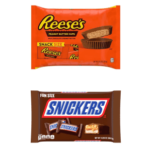 Reese's Snack Size or Snickers Fun Size Candy Bags at Walgreens: for $2