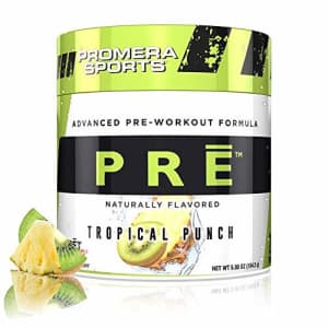 Promera Sports Advanced Pre-Workout Formula for Endurance, Energy, Focus, Tropical Punch, 20 for $32