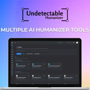 Undetectable Humanizer AI Tool Lifetime Subscription: $40