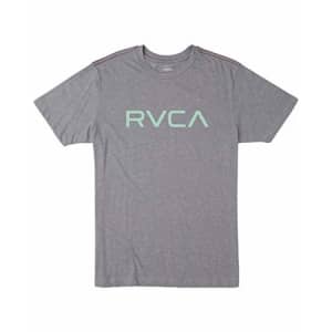 RVCA Men's Big Short Sleeve Crew Neck T-Shirt, Smoke Green, M for $30