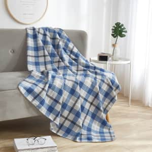 Mainstays 50x60" Fleece Throw Blanket for $4 Mainstays 50x60" Fleece Throw Blanket for $4